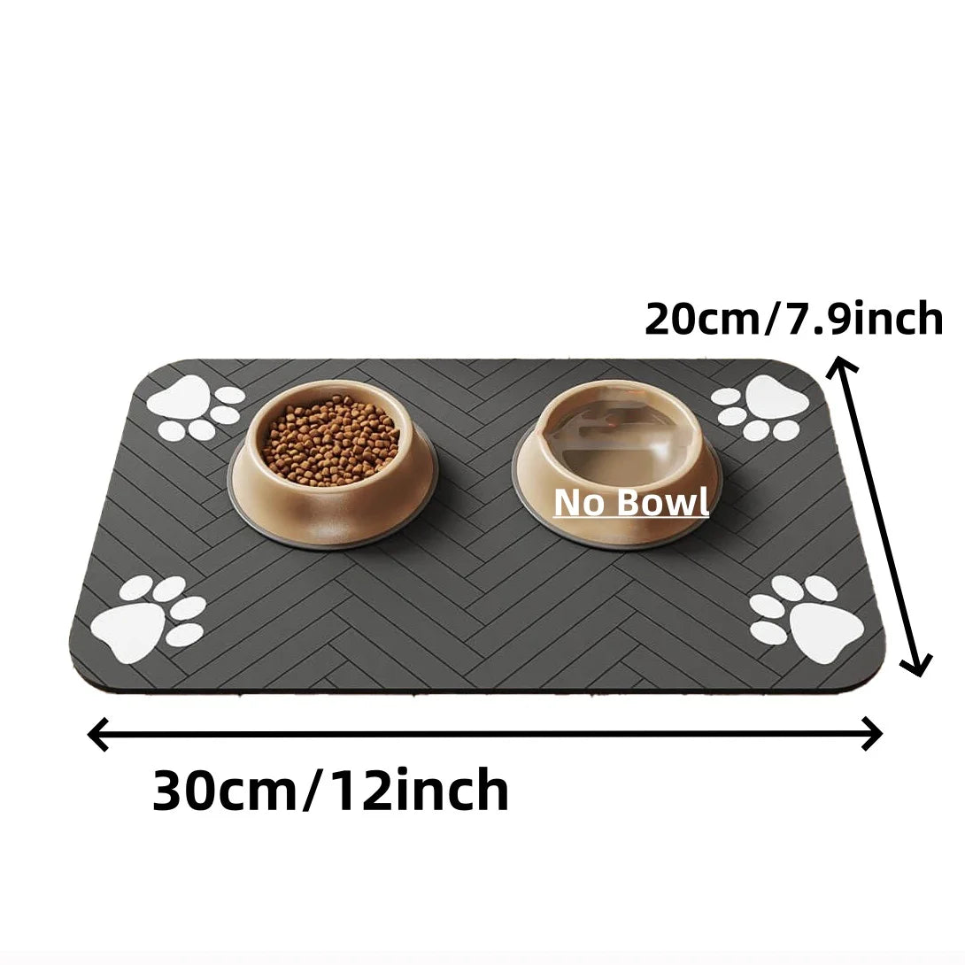Absorbent Pet Placemat For Food and Water Dish