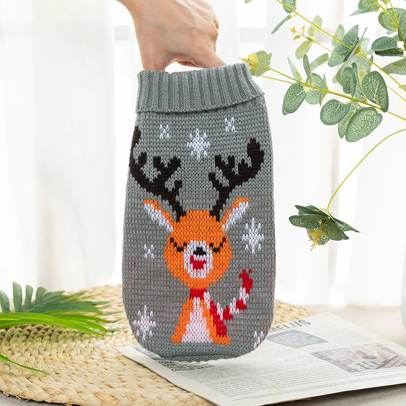 Christmas New Year Pet Winter Sweater