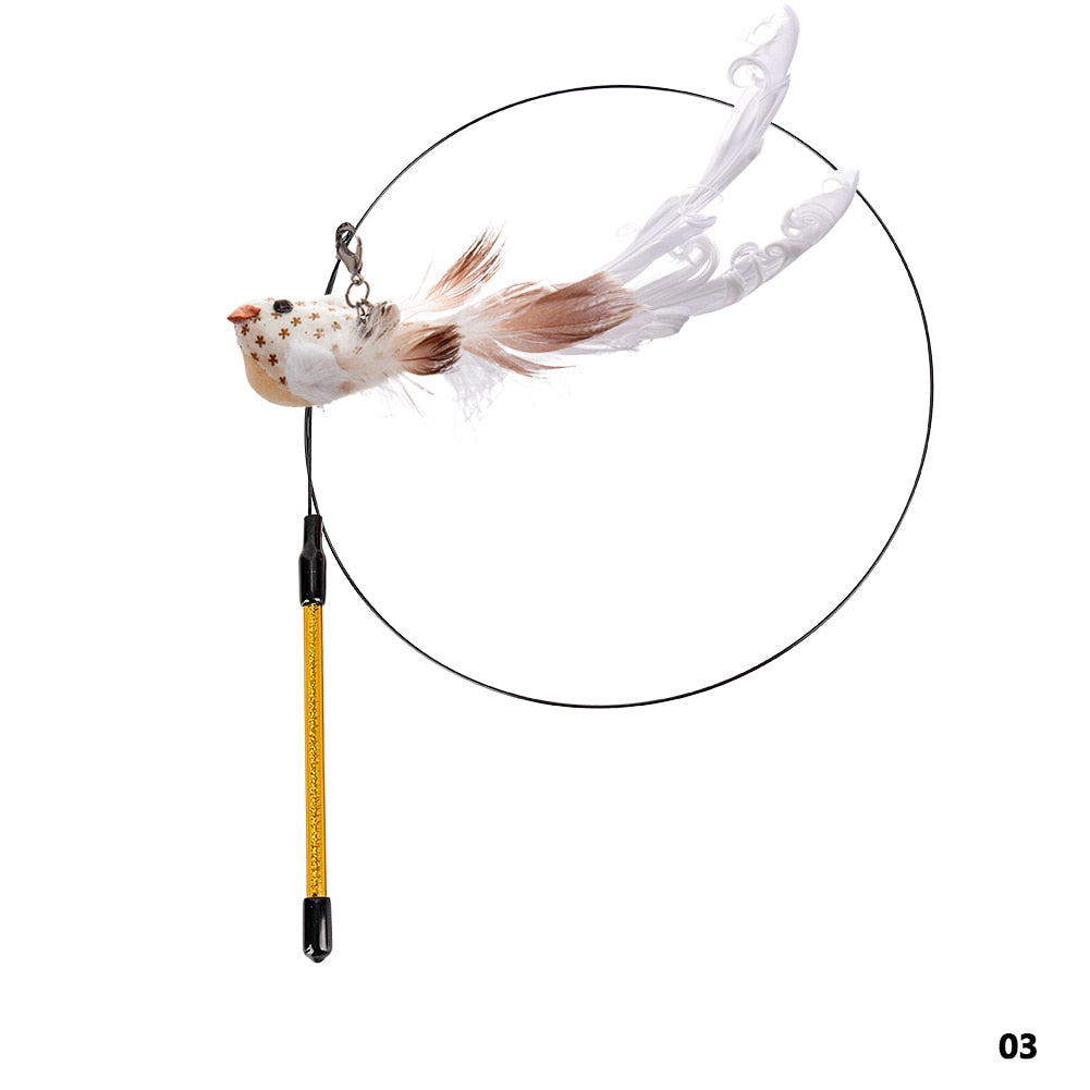 Handfree Bird/Feather Cat Wand