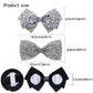 Exquisite Pet Dog Bowtie Dog Bows Diamond Shining Grooming Slidable