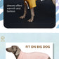 Sweater with Sleeves, Cable Knit, and D-ring Hole Detail for Small and Large Dogs