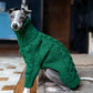 Green turtleneck thickened pet sweater