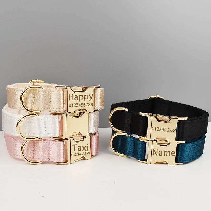 Luxury Personalized Pet Collar & Leash set