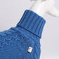 Turtleneck Twist Knitted Sweater for Dogs, Italian Greyhound Whippet, Warm Dog Coat, Dog's Winter Clothing