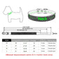 Suede Fiber Crystal Dog Collar
