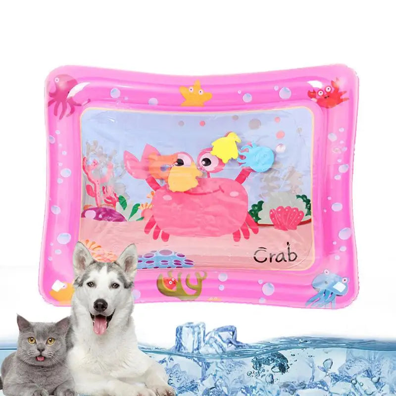 Water Sensory Play Mat Thickened Inflatable Water Mat For Cat And Dog