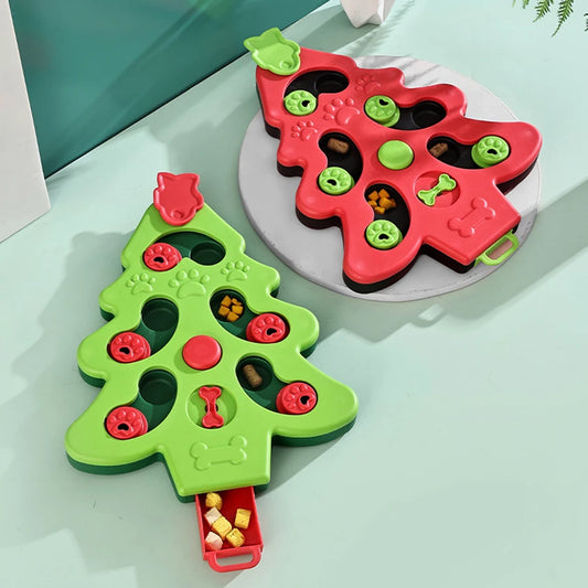 Toy puzzle feeding tray Christmas Tree