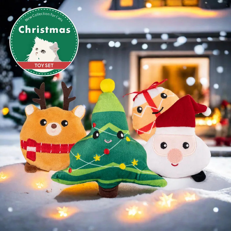 Christmas Plush Catnip Toys