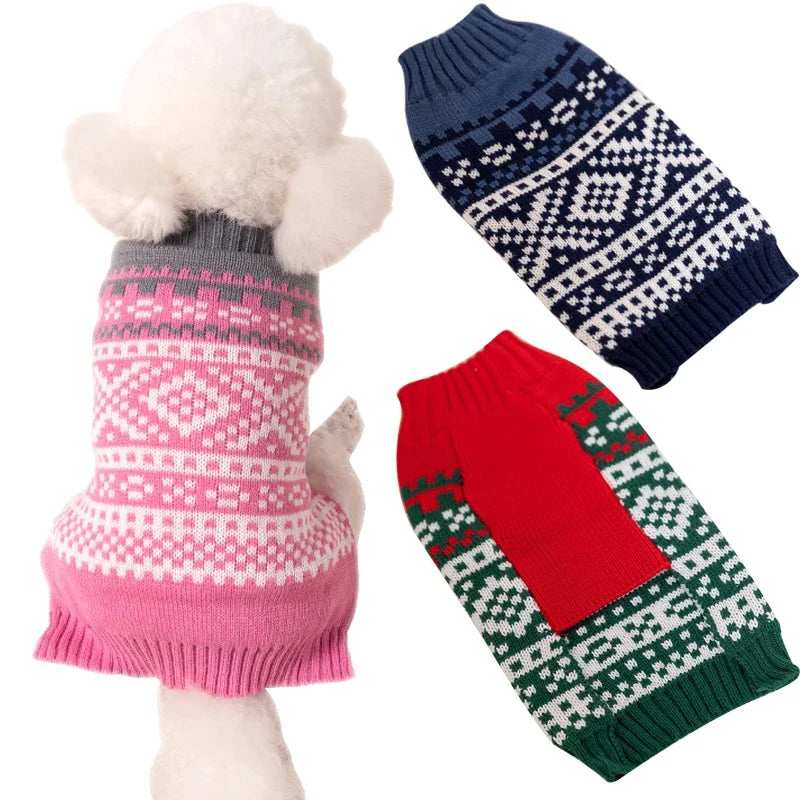 Pet Winter Knit Sweater