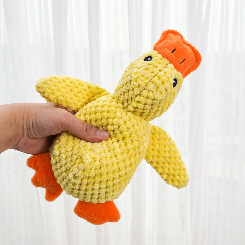 Cute Plush Duck Squeak Toy