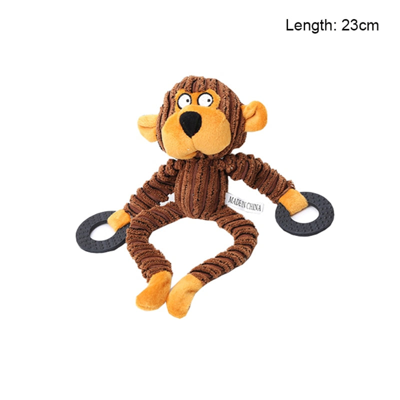 Squeaky Plush Dog Toy