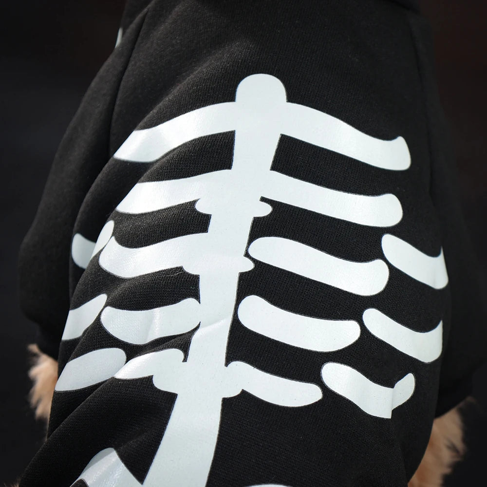 Luminous Skeleton Dog Costumes