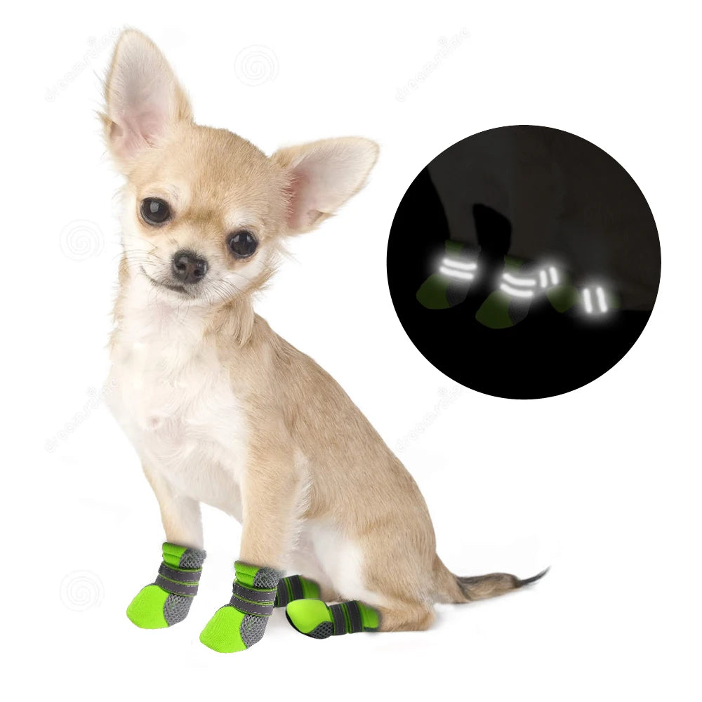 Reflective Waterproof Pet Shoes
