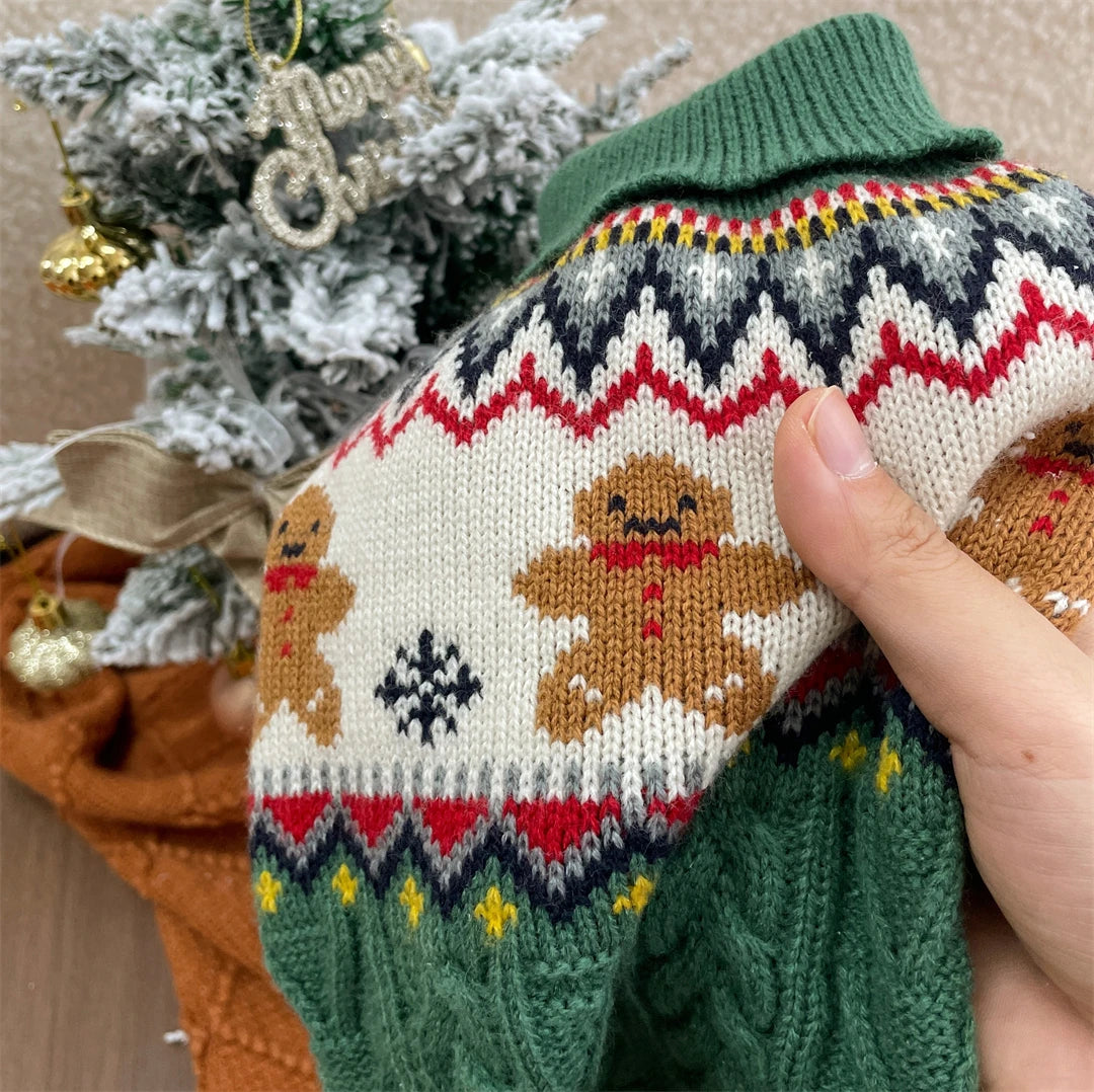 Knitted Christmas Sweaters for Cats and Small to Medium Dogs