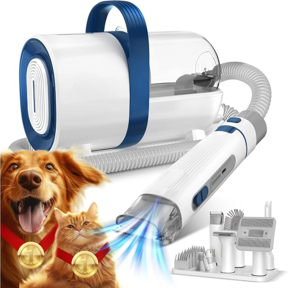 Dog Hair Vacuum & Dog Grooming Kit