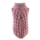 Warm Pet Turtleneck Knit Sweater for small dogs