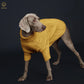 Sweater with Sleeves, Cable Knit, and D-ring Hole Detail for Small and Large Dogs