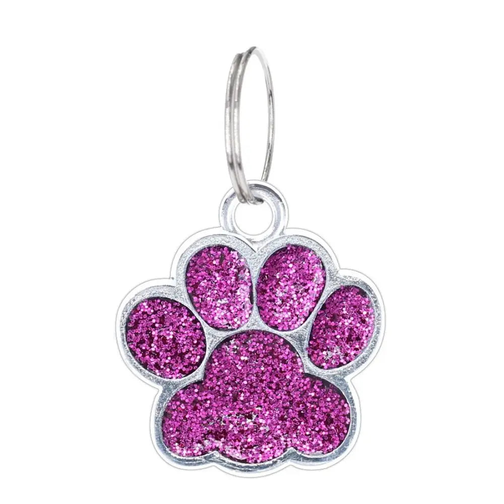 Cat & Dog Paw Print ID Tags
