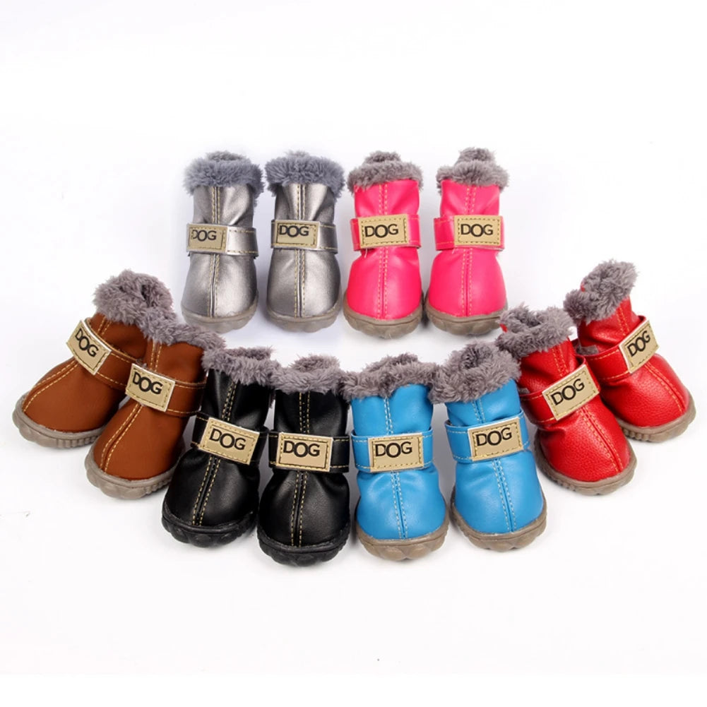 Winter Pet Snow Boots Waterproof