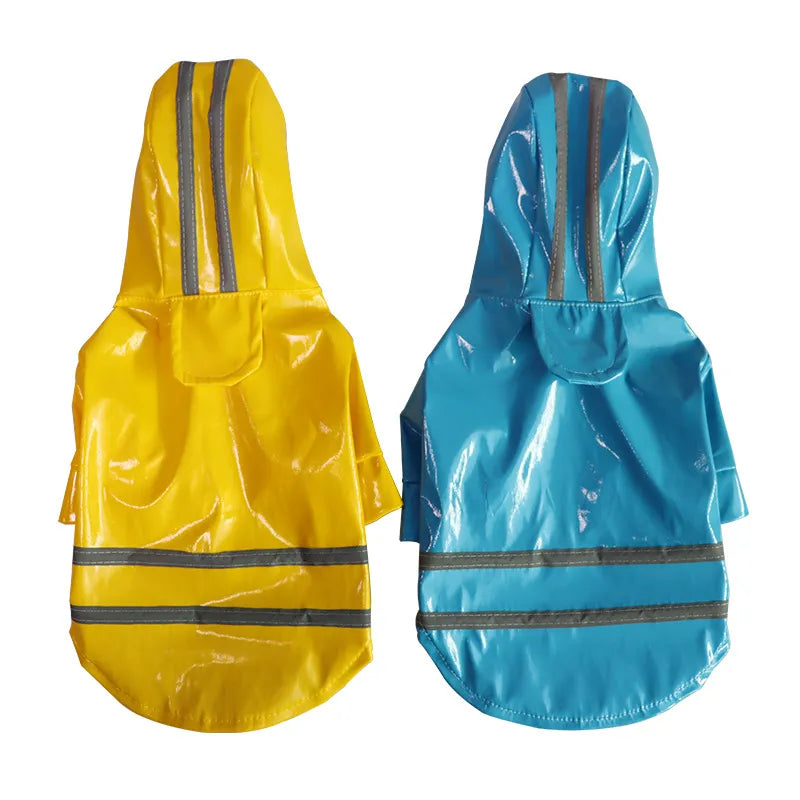 Waterproof Dog Raincoat Reflective Pet Poncho