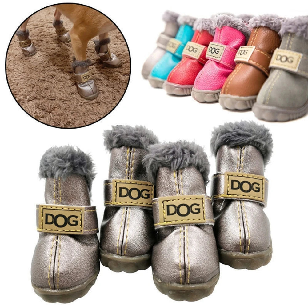 Winter Pet Snow Boots Waterproof