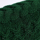 Green turtleneck thickened pet sweater