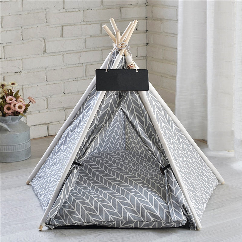 Pet Teepee Bed with Cushion