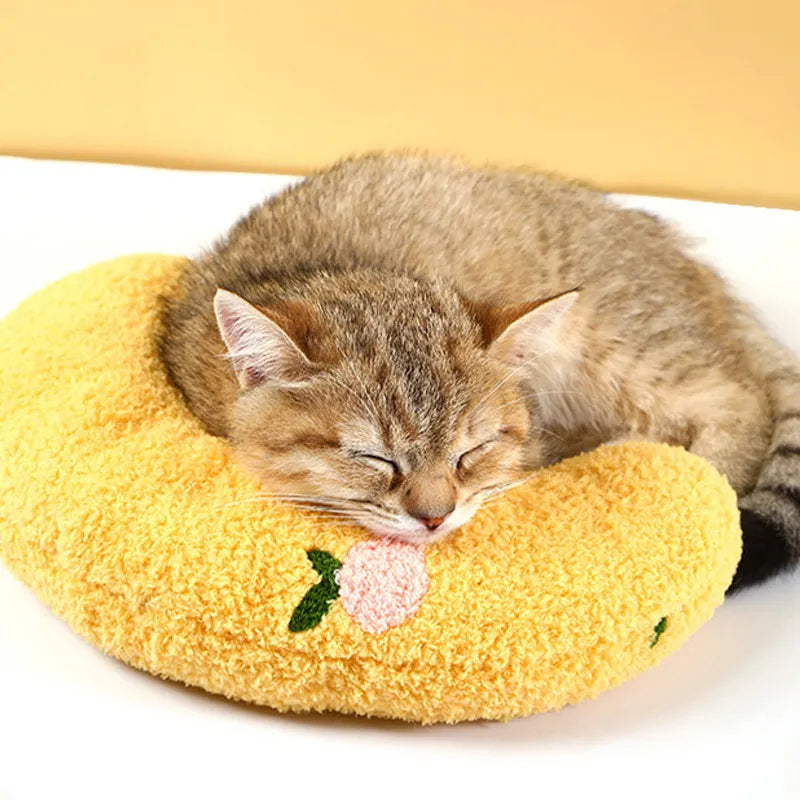 Deep Sleeping Puppy Cat Dog Pillow Cozy Pet Accesorios