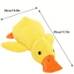 1pc Large Duck-Shaped Squeaky Plush Toy