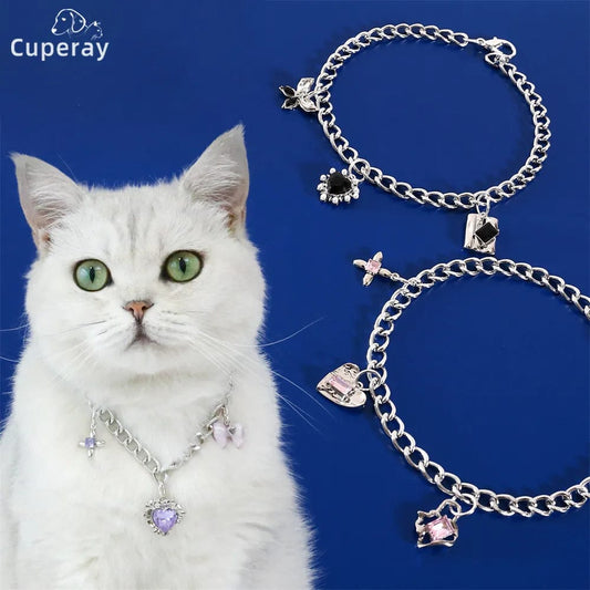 Cat Collar Necklace for Cats and Small and Medium Dog