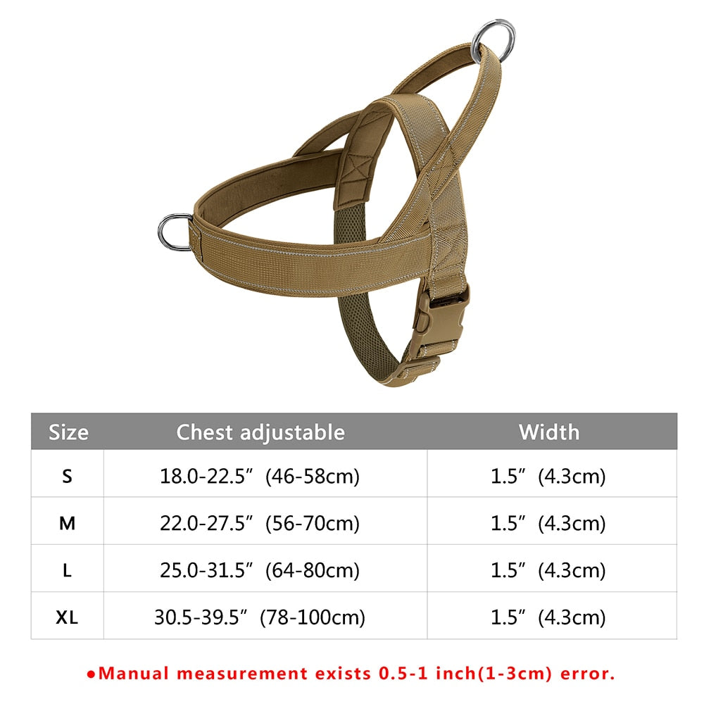 No Pull Dog Harness Soft & Reflective