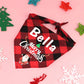 Personalized Dog Cat Christmas Collar Bandana