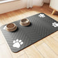 Pet Durable  Food Place Mat with Paw Prints