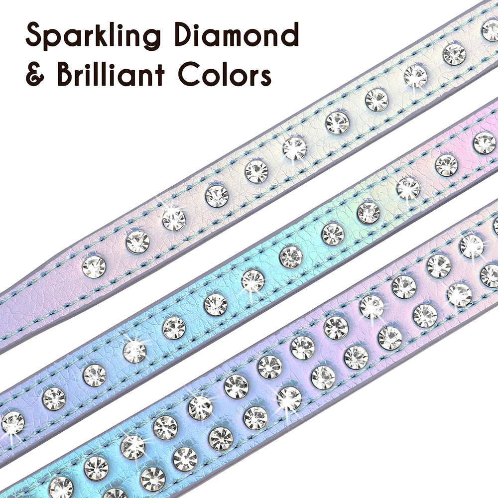 Rhinestone Dog Collar For Small and Medium Dogs