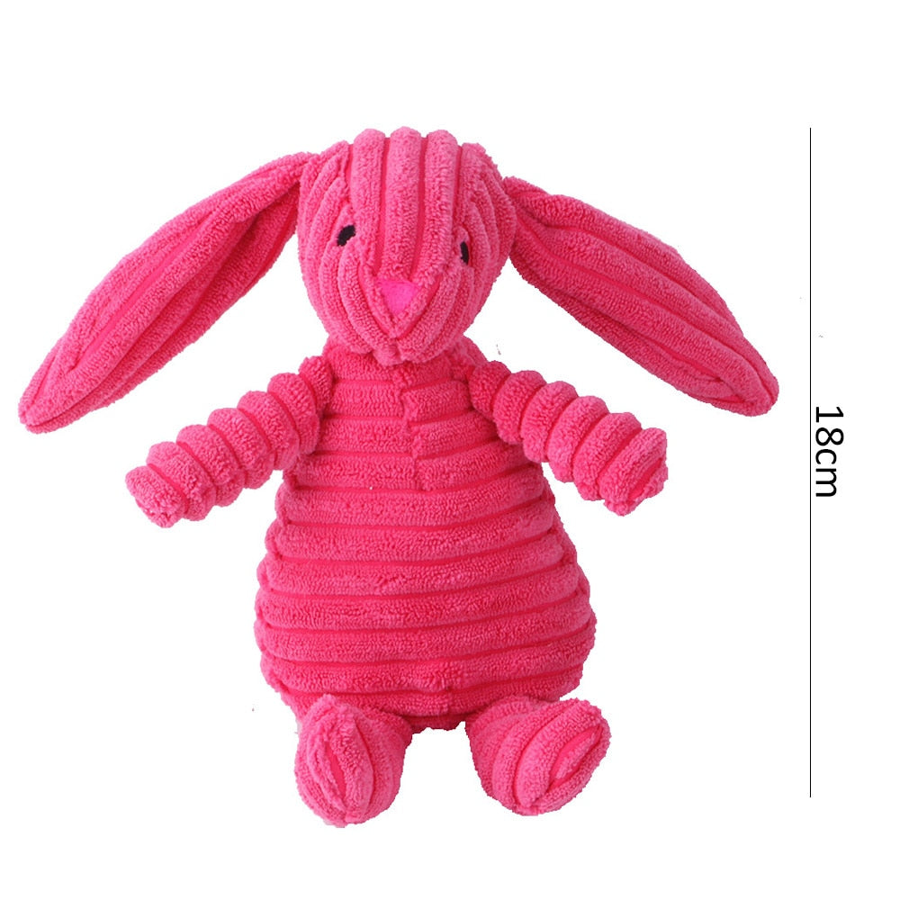 Animal Corduroy Squeak Toys for Dogs