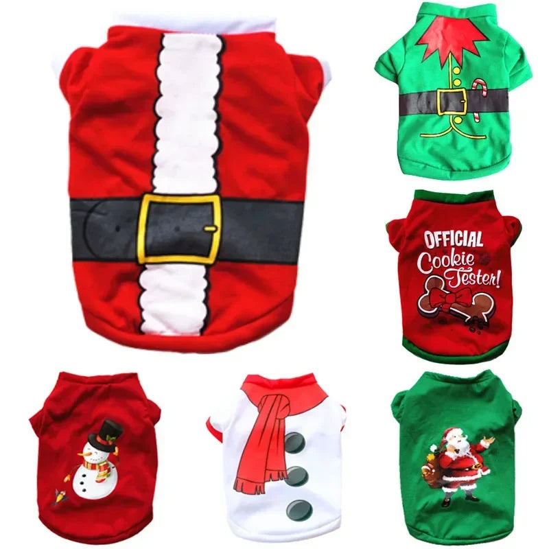 Christmas & New Year Pet Tshirts