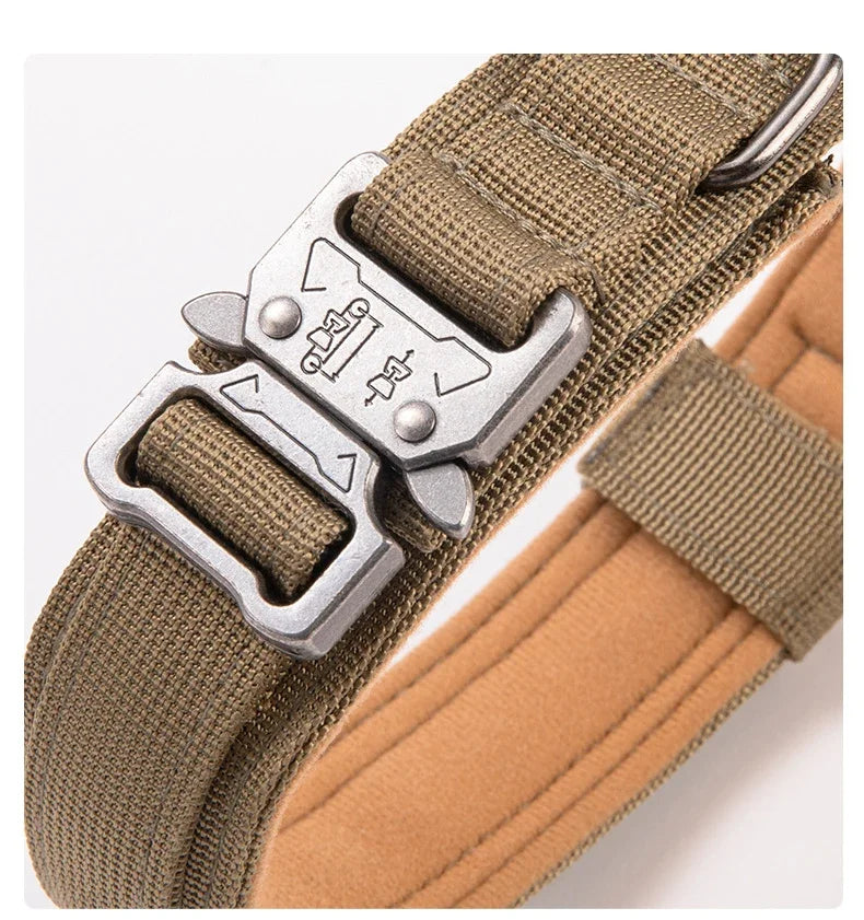 Heavy Duty Tactical Dog Collar with Handle