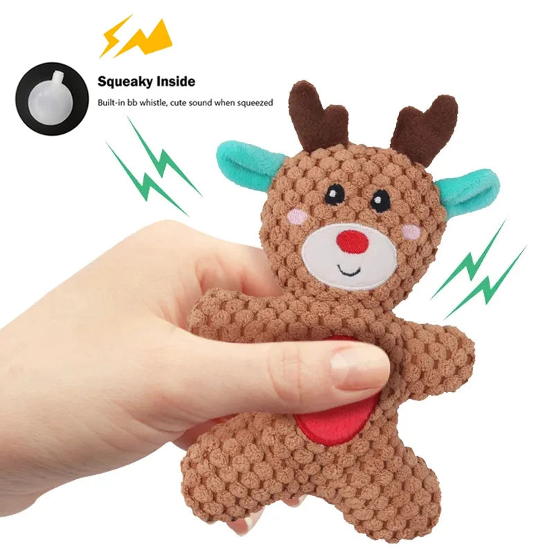 Xmas Pet Plush Chew Toy