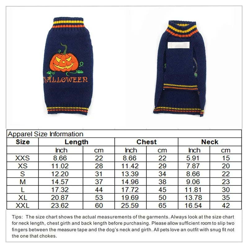 Luxery Pet Halloween Sweater