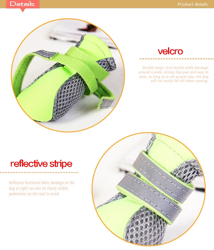 Reflective Waterproof Pet Shoes