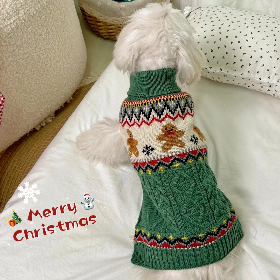 Knitted Christmas Sweaters for Cats and Small to Medium Dogs