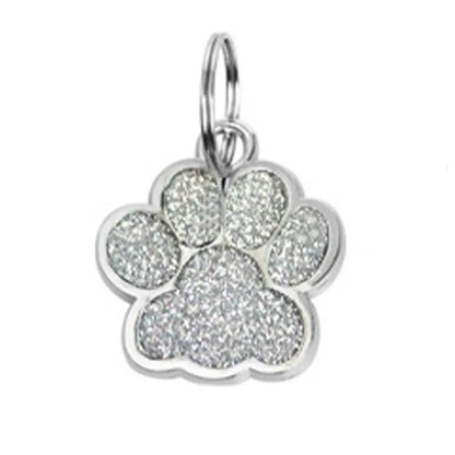 Cat & Dog Paw Print ID Tags