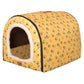 Warm Dog House Comfortable Print Stars Kennel Mat