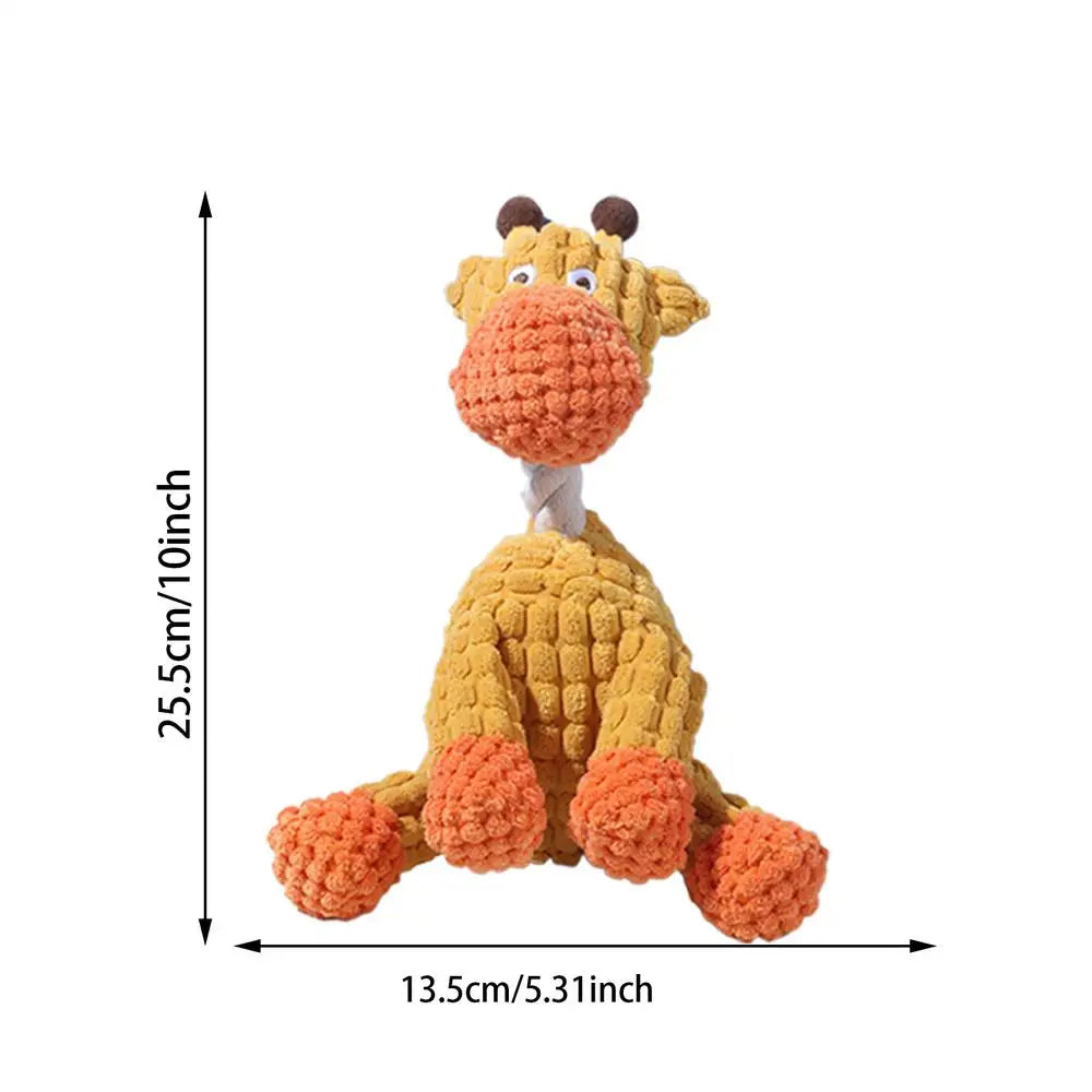 Corduroy Plush Chew Toy For Dogs