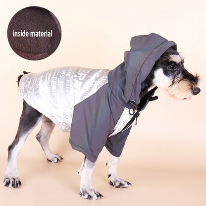 Reflective Dog Clothes, Warm Coat Waterproof