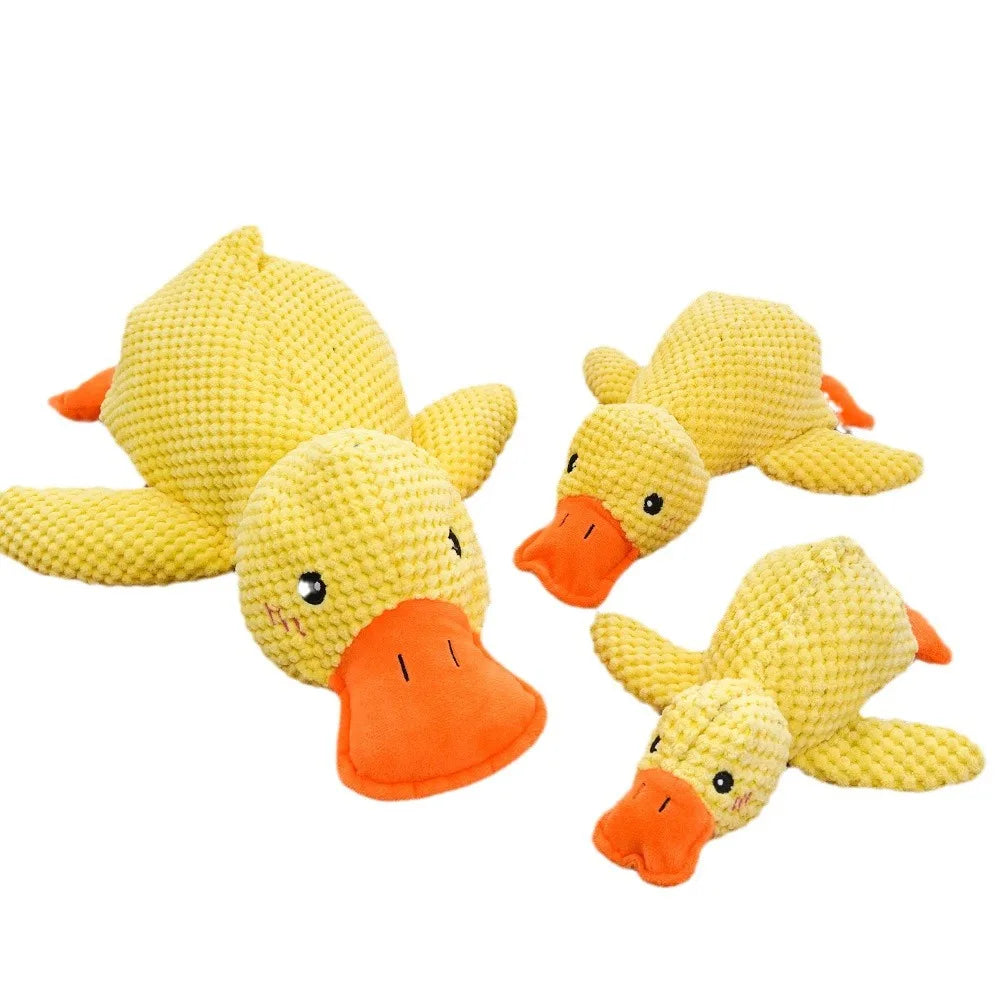 Cute Plush Duck Squeak Toy