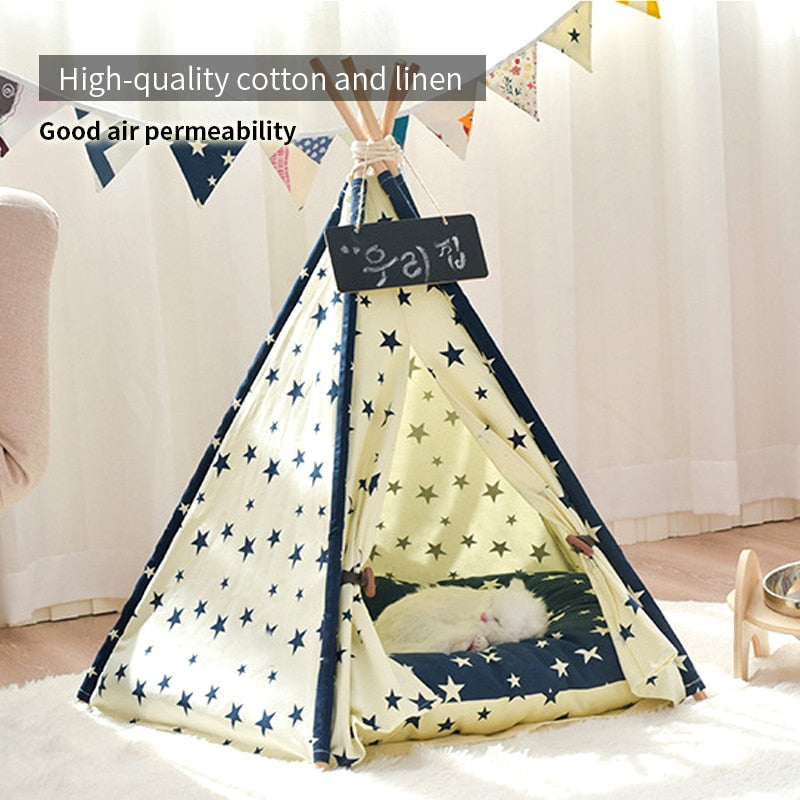 Pet Teepee Bed with Cushion