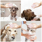 Pet Shower Brush Silicone Material Dog Bath Massage Hair Cleaning