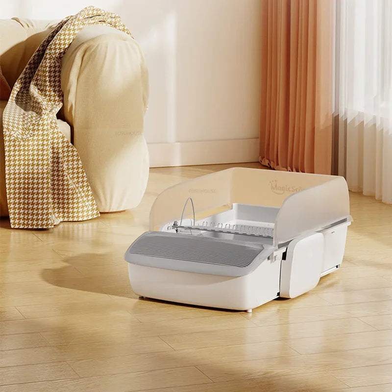 Self-cleaning Open Cat Litter Box Automatic Intelligent