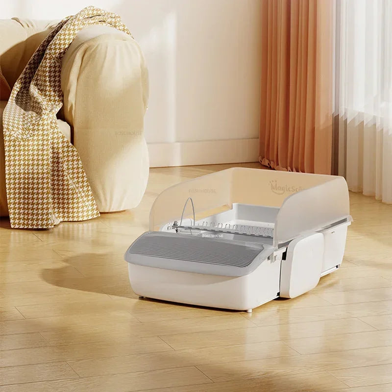 Self-cleaning Open Cat Litter Box Automatic Intelligent